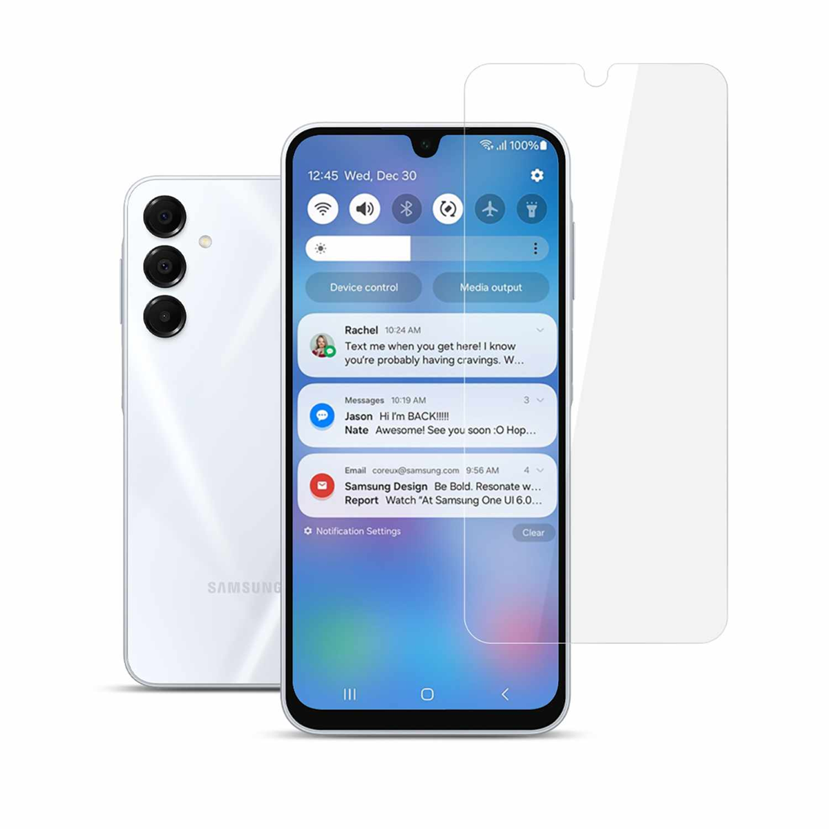 22 Cases - Tempered Glass Screen Protector for Samsung Galaxy A17 5G clear