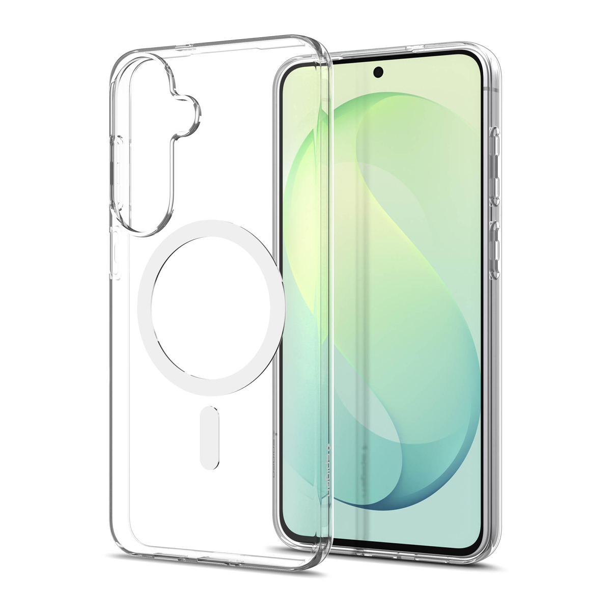 The Spigen Crystal Flex MagFit case delivers slim, clear protection with military-grade drop defense, built-in magnets, and lasting clarity.