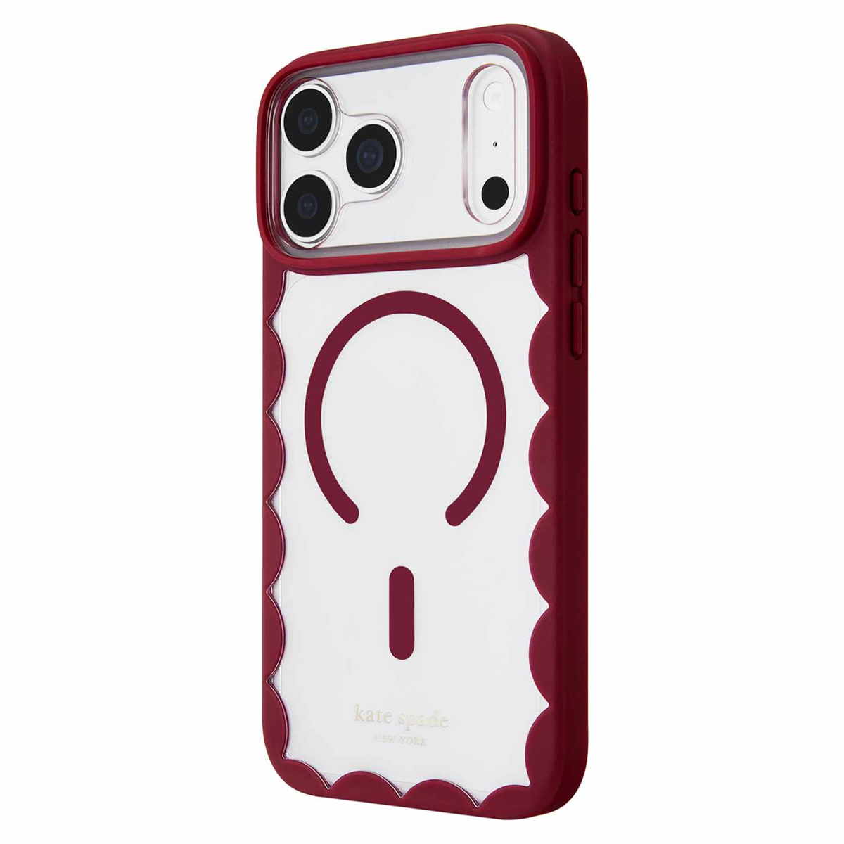 Kate Spade - Scallop MagSafe Case Cherry Glaze for iPhone 18 Pro/17 Pro