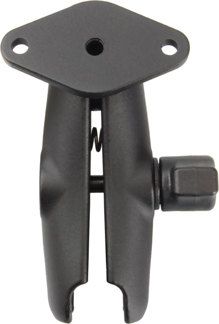 The RAM® Double Socket Arm features a diamond Plate and will accept a 1” ball bases for a secure fit with many viewing angles.