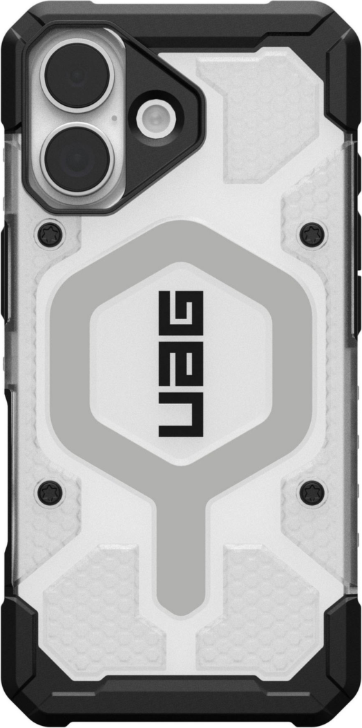 Urban Armor Gear (UAG) - Pathfinder Clear MagSafe Case for Apple iPhone 17 - Ice and Silver