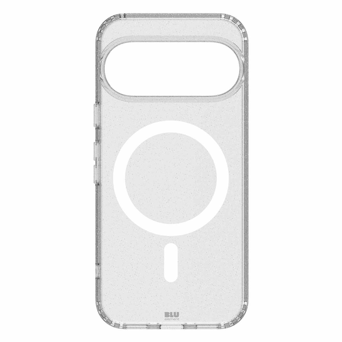 Blu Element - Coque résistante Dropzone à paillettes avec aimants, transparente, pour Google Pixel 11