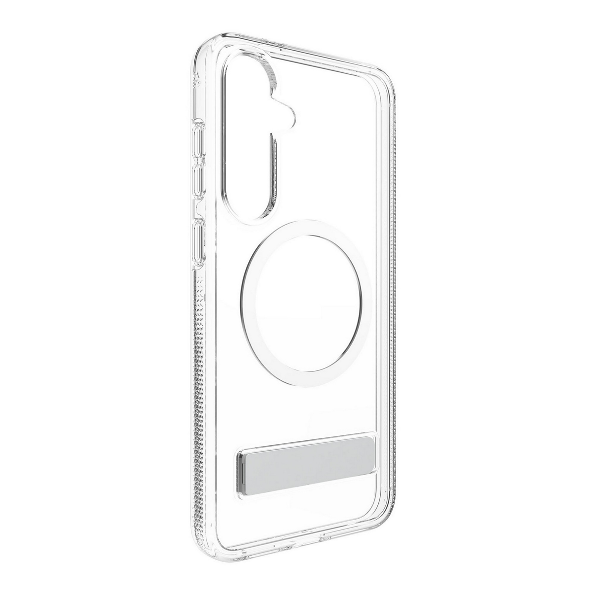 Strengthened with Graphene, ZAGG's Crystal Palace Snap series case with kickstand combines an ultra-slim, crystal-clear profile with up to 13 ft of drop protection.