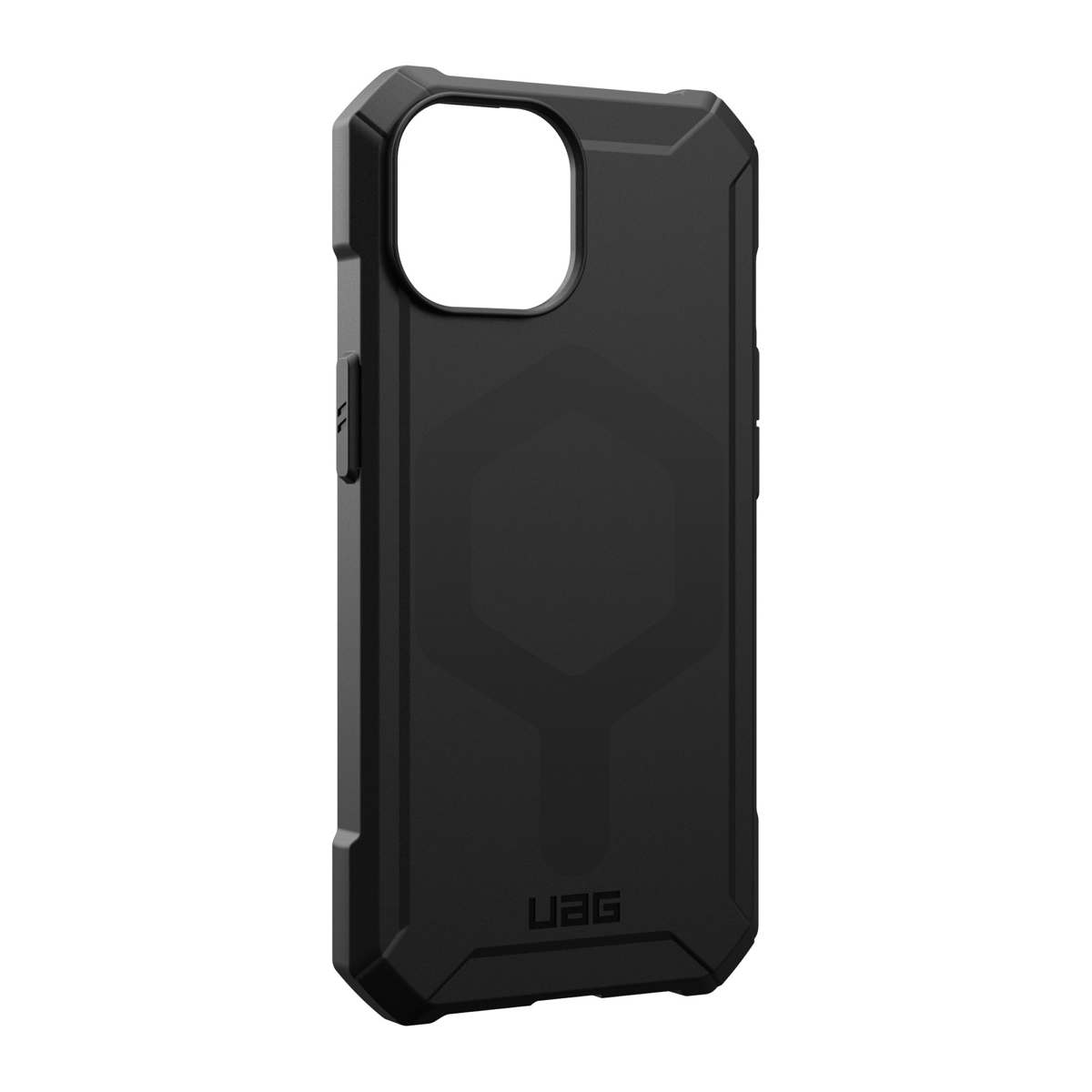 Get uncompromised defense with UAG Essential Armor – a one-piece TPU case featuring an ultra-thin design, 12 ft drop protection and is compatible with MagSafe charging.
