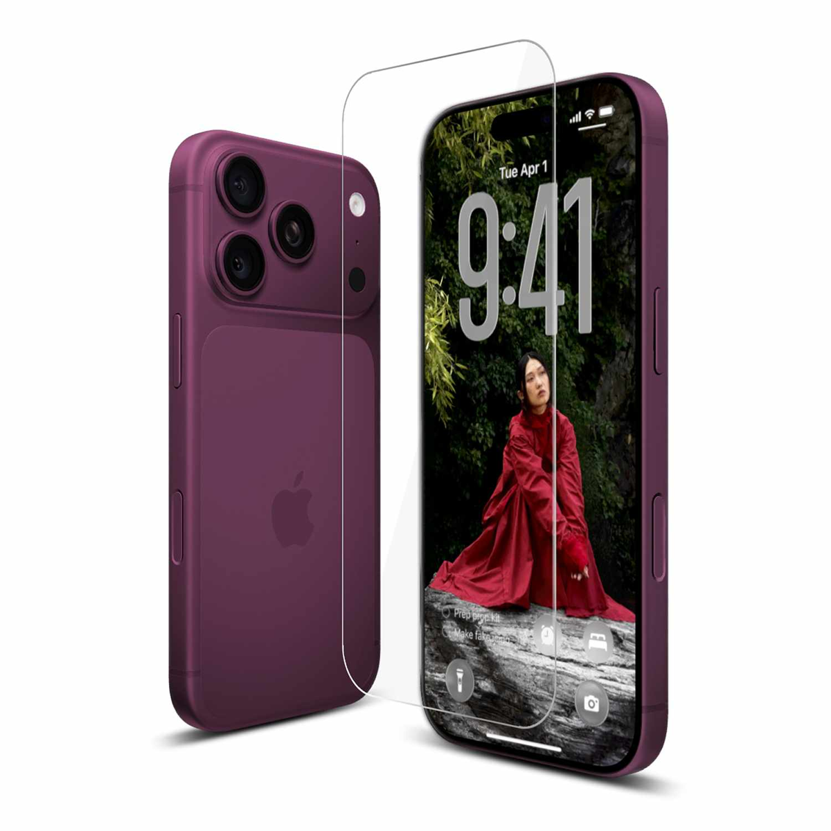 22 Cases - Protecteur d’écran en verre trempé pour iPhone 18 Pro Max transparent