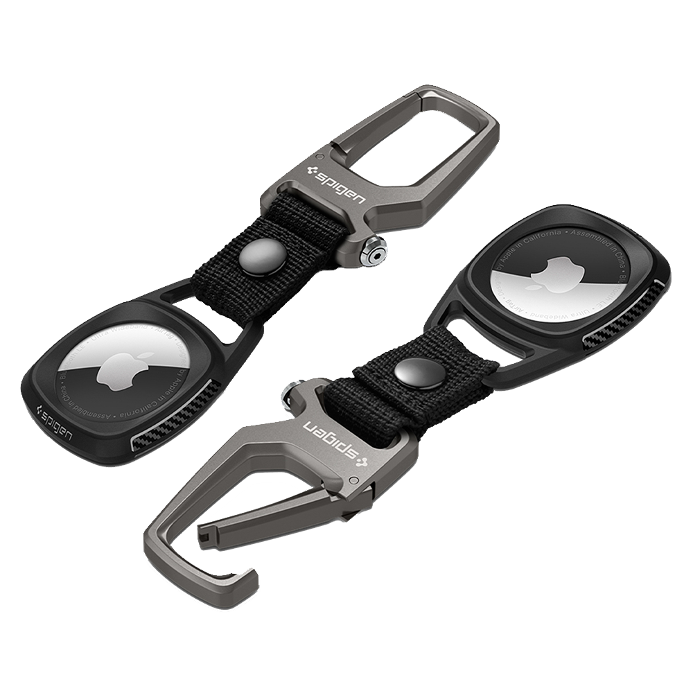 Spigen - Core Armor Keychain 2 Pack For Apple Airtag - Matte Black