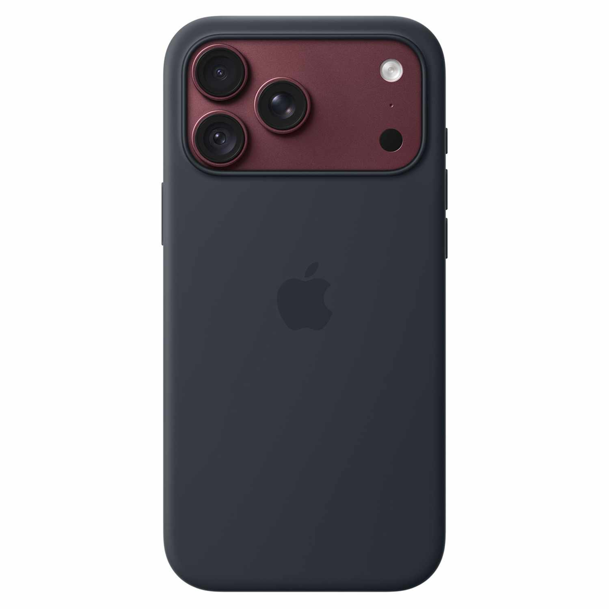 Apple - Étui en silicone avec MagSafe bleu marine pour iPhone 18 Pro Max