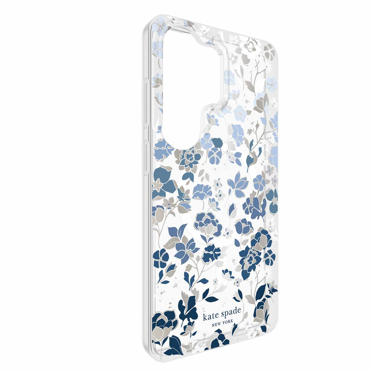 Kate Spade - Protective Case with Magnet for Samsung Galaxy S26 Ultra - Flowerbed Blue