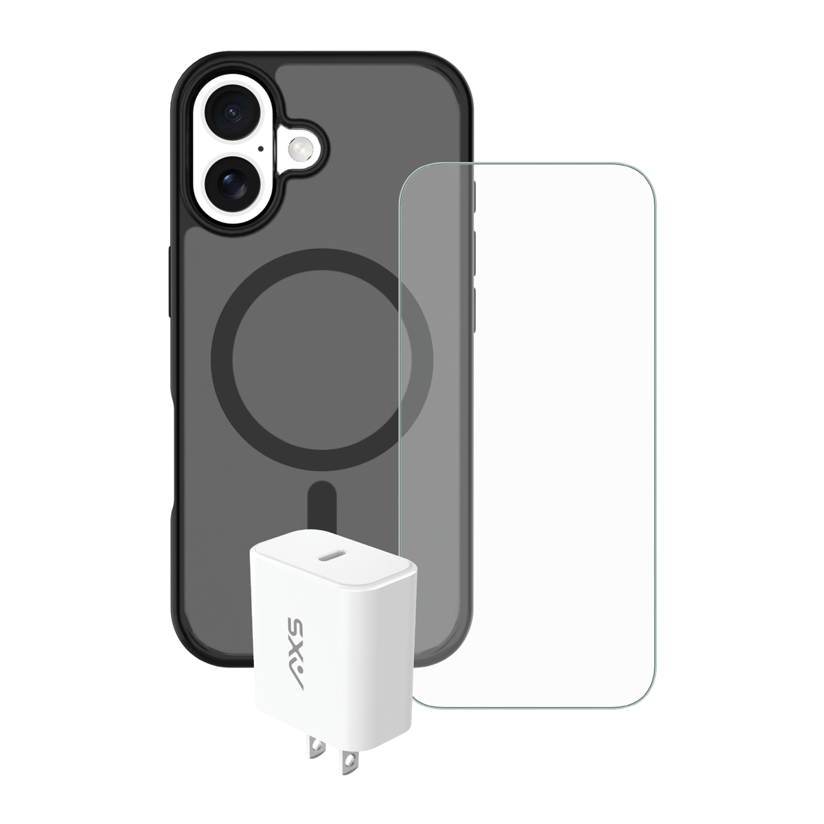 PROShield - Soft touch anti-slip coating PROShield - 6ft drop tested Screen protector - 9H Hardness & Scratch Resistance 30W wall charger that charges up to 4 times faster than conventional charger Lifetime warranty