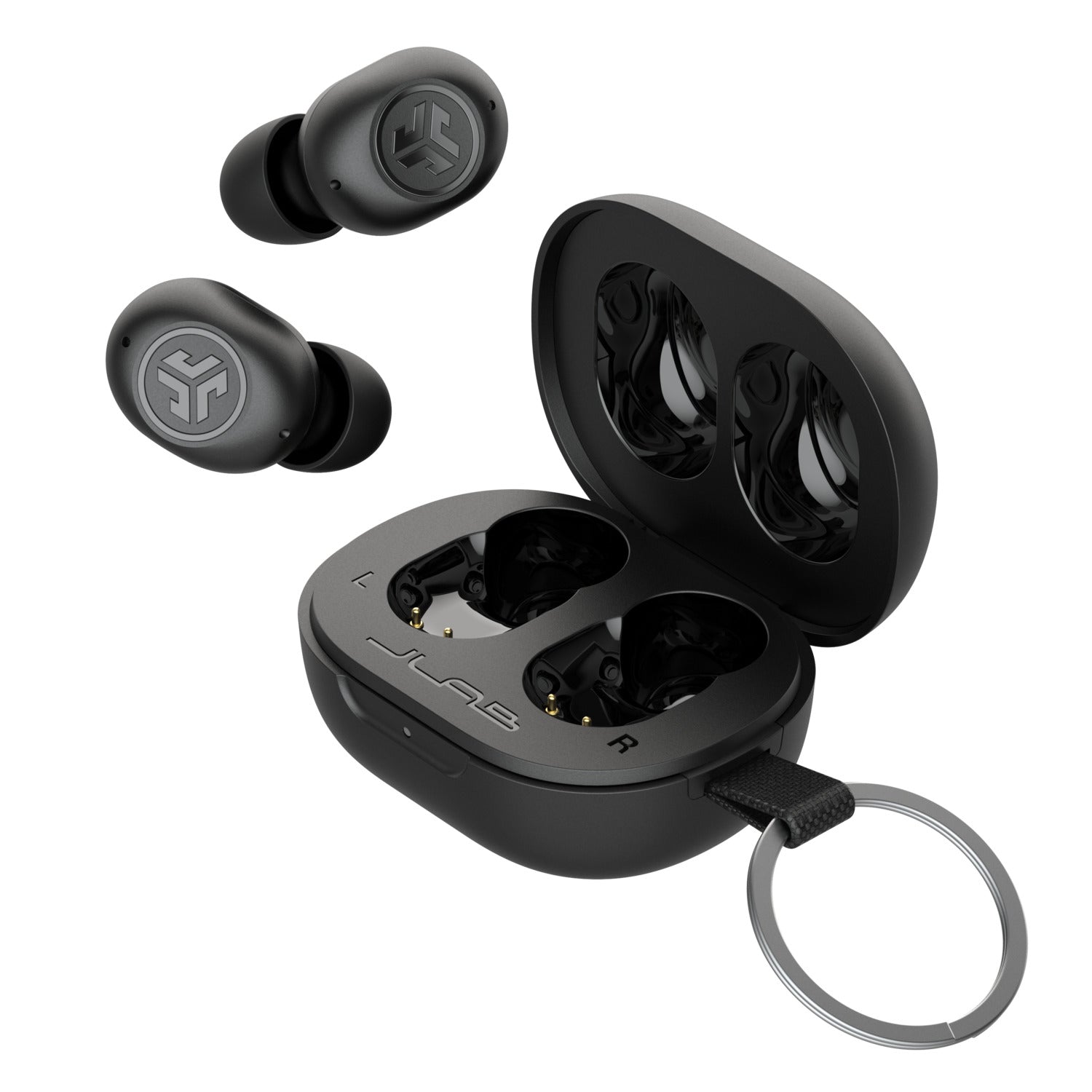 JLab IFCEBJBMINIRBLK124 JBuds Mini True Wireless Écouteurs Noir