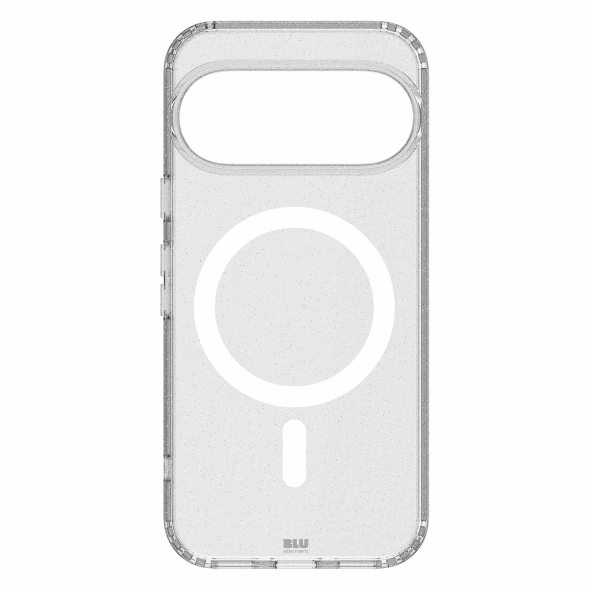 Blu Element - Coque résistante « Dropzone » à paillettes, transparente, avec aimants, pour Google Pixel 11 Pro