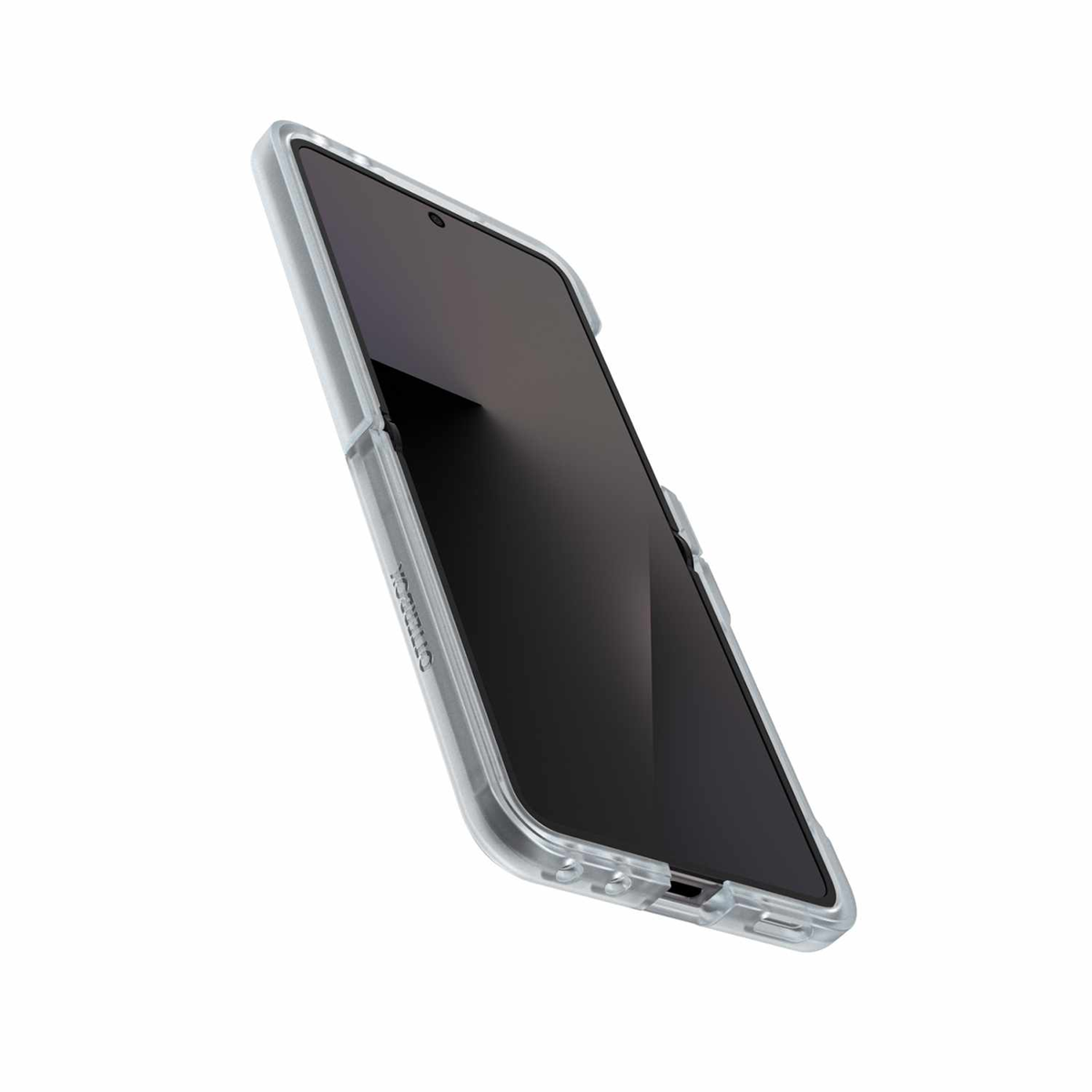 OtterBox - Thin Flex Case w/Magnets Clear w/Blue Tint for Samsung Galaxy Z Flip8