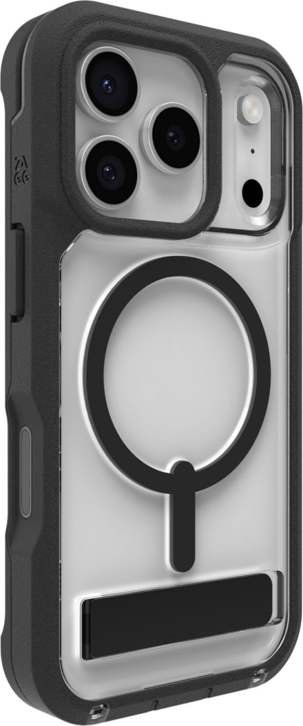 ZAGG - Étui Rainier Snap avec béquille pour Apple iPhone 17 Pro - Noir