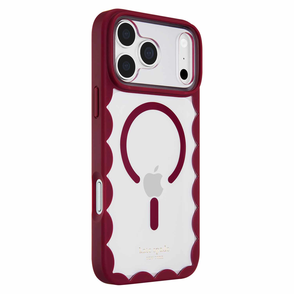 Kate Spade - Scallop MagSafe Case Cherry Glaze for iPhone 18 Pro/17 Pro