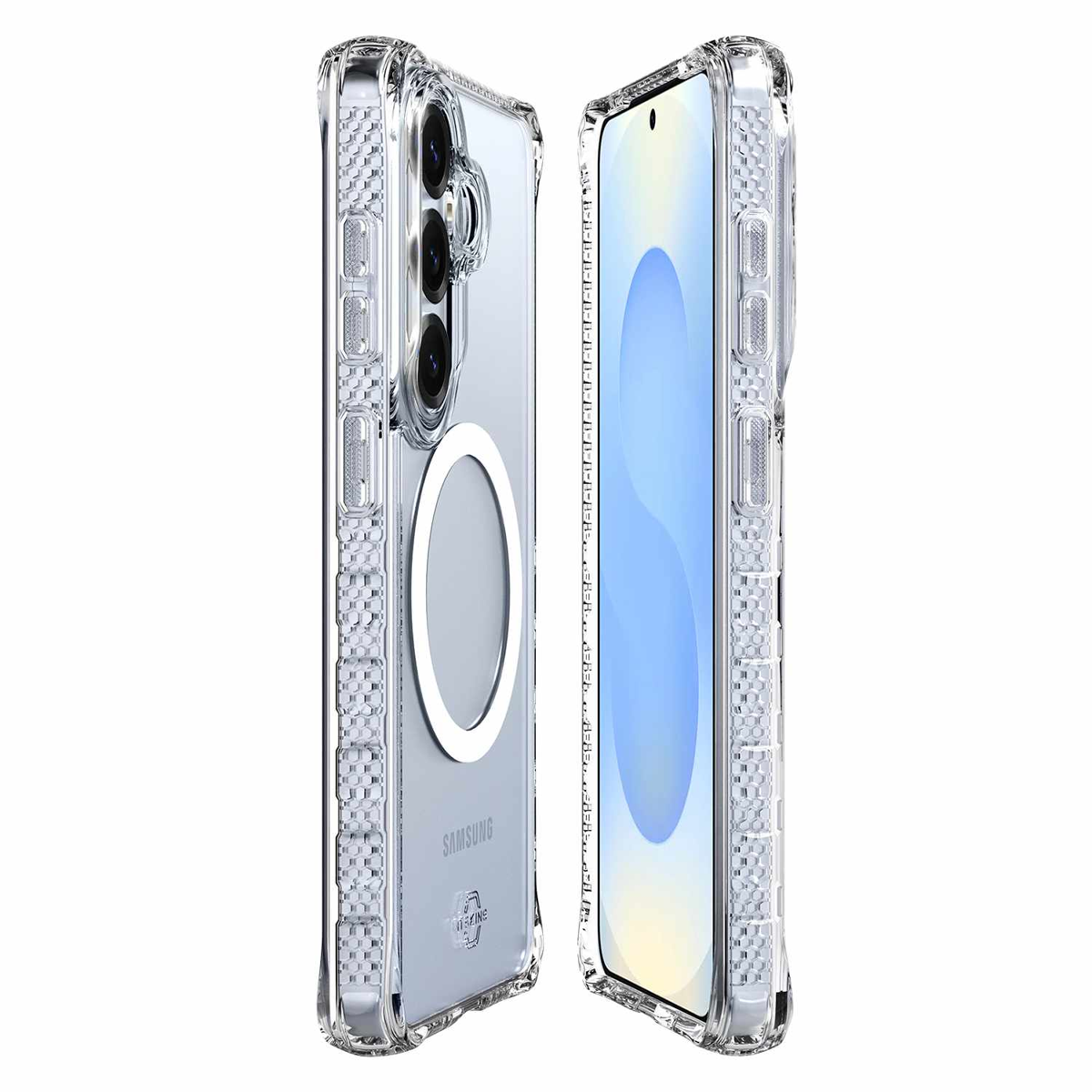 ITSKINS - Hybrid_R Case w/Magnets Clear for Samsung Galaxy S26