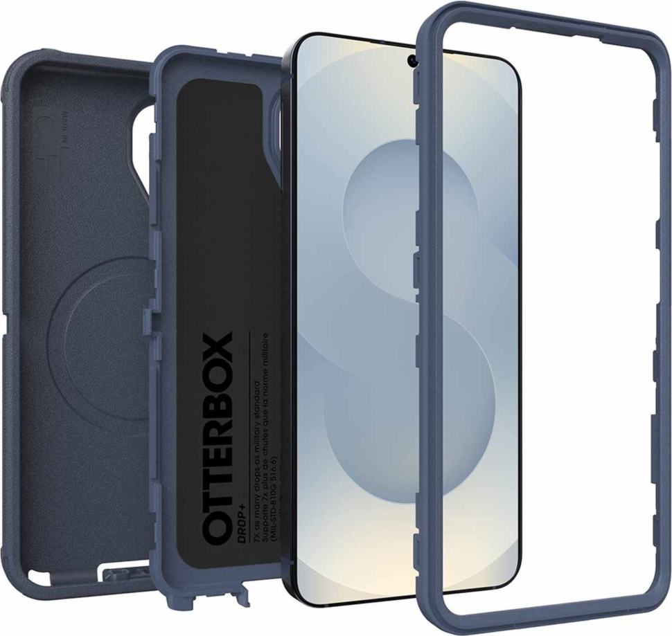 OtterBox - Defender Pro Case for Samsung Galaxy S26 Plus - Blue Sentiment