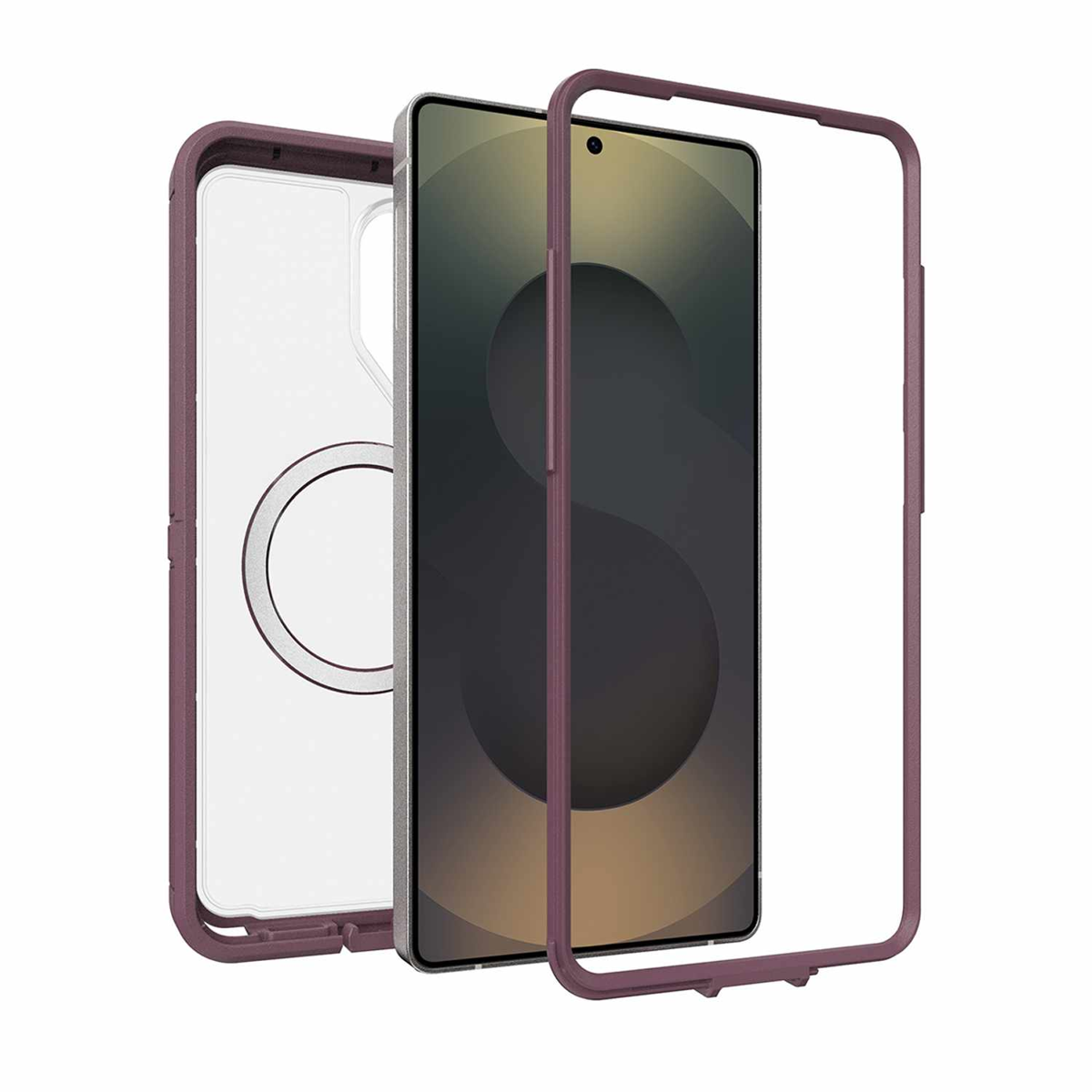 OtterBox 77000093 Étui Defender Pro XT Clear avec Magnets Purple Mystery pour Samsung Galaxy S26 Ultra