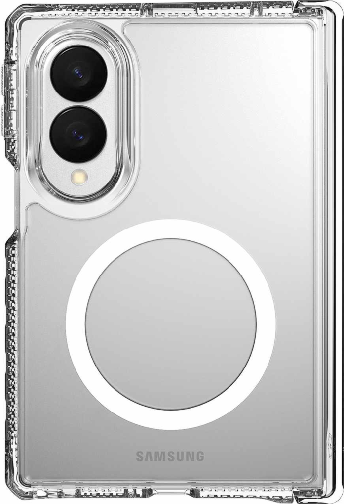 ITSKINS - Hybrid Clear Hinge MagSafe Case for Samsung Galaxy Z Fold8 - Transparent