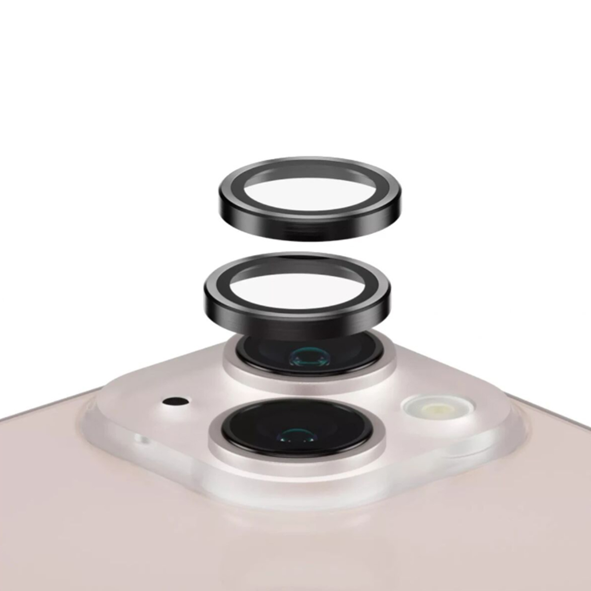 PanzerGlass Camera Lens Protector Hoops for iPhone 13/13 mini - Black