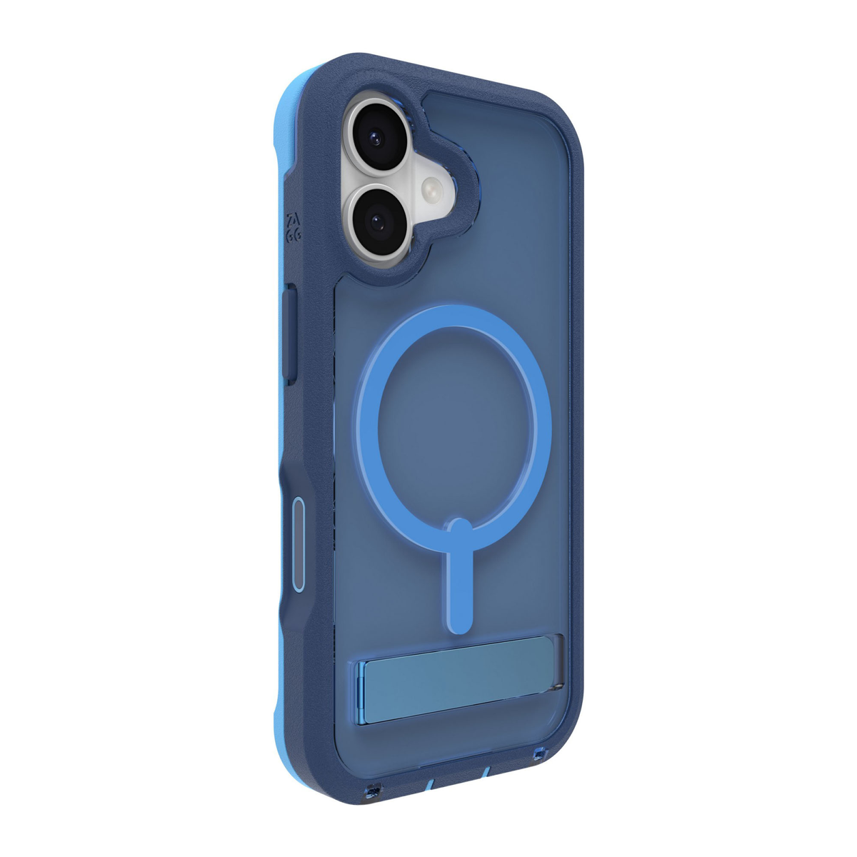 Protecting devices from drops up to 22 feet, the ZAGG Rainier case offers extreme protection with a kickstand and magnetic ring compatible with MagSafe and magnetic accessories.