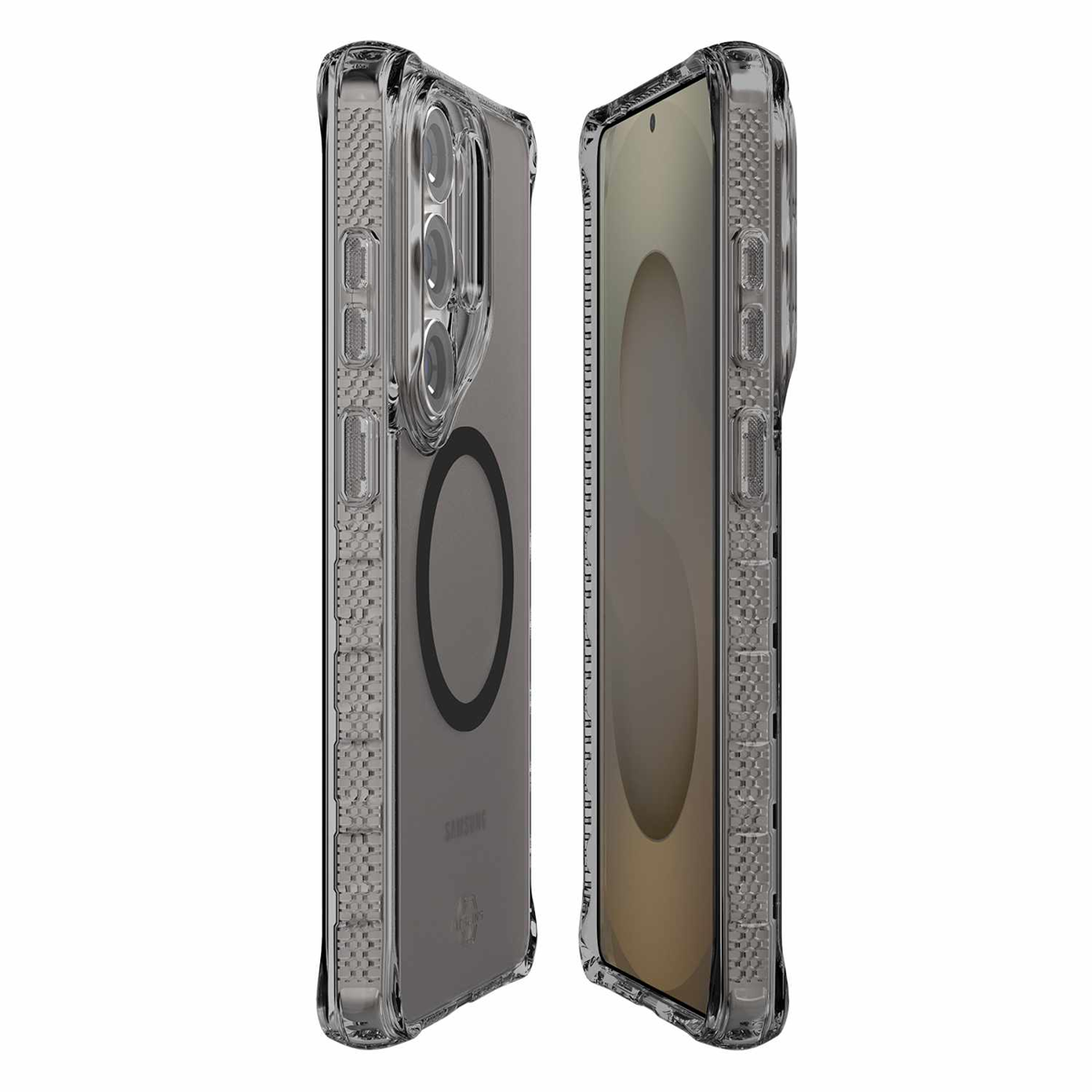 ITSKINS - Hybrid_R Vapor Case w/Magnets Smoke for Samsung Galaxy S26 Ultra