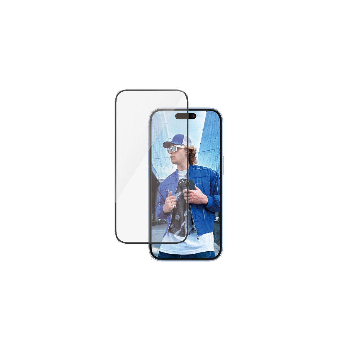 PanzerGlass Ultra-Wide Fit Protecteur d'écran iPhone 16/15 - Transparent (Bilingue)