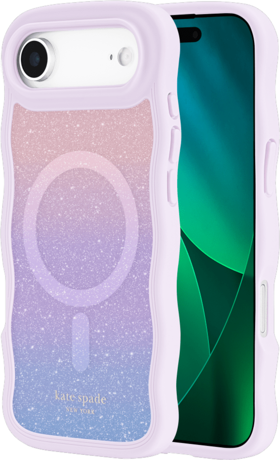 Kate Spade - Wavy MagSafe Case Opal Glitter for iPhone Air