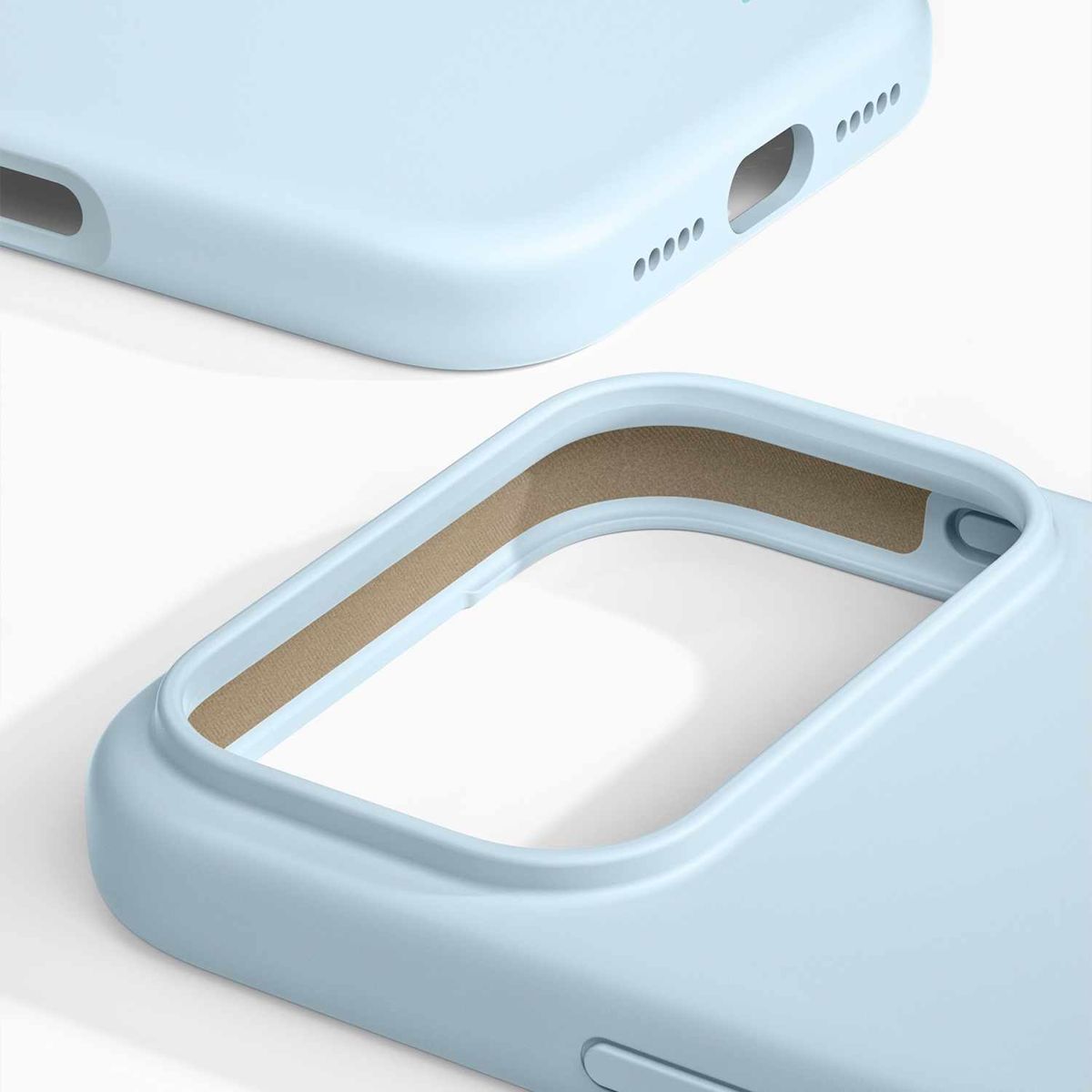 Ideal of Sweden - Étui Silicone MagSafe Bleu pâle pour iPhone 18 Pro Max/17 Pro Max