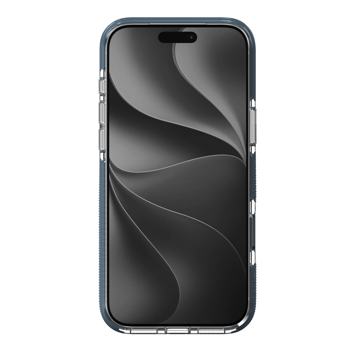 The ZAGG Santa Cruz Snap is a transparent case with pops of color that accent its design. It offers 13-foot drop protection, a sturdy kickstand that folds flush with the case, and is MagSafe compatible.