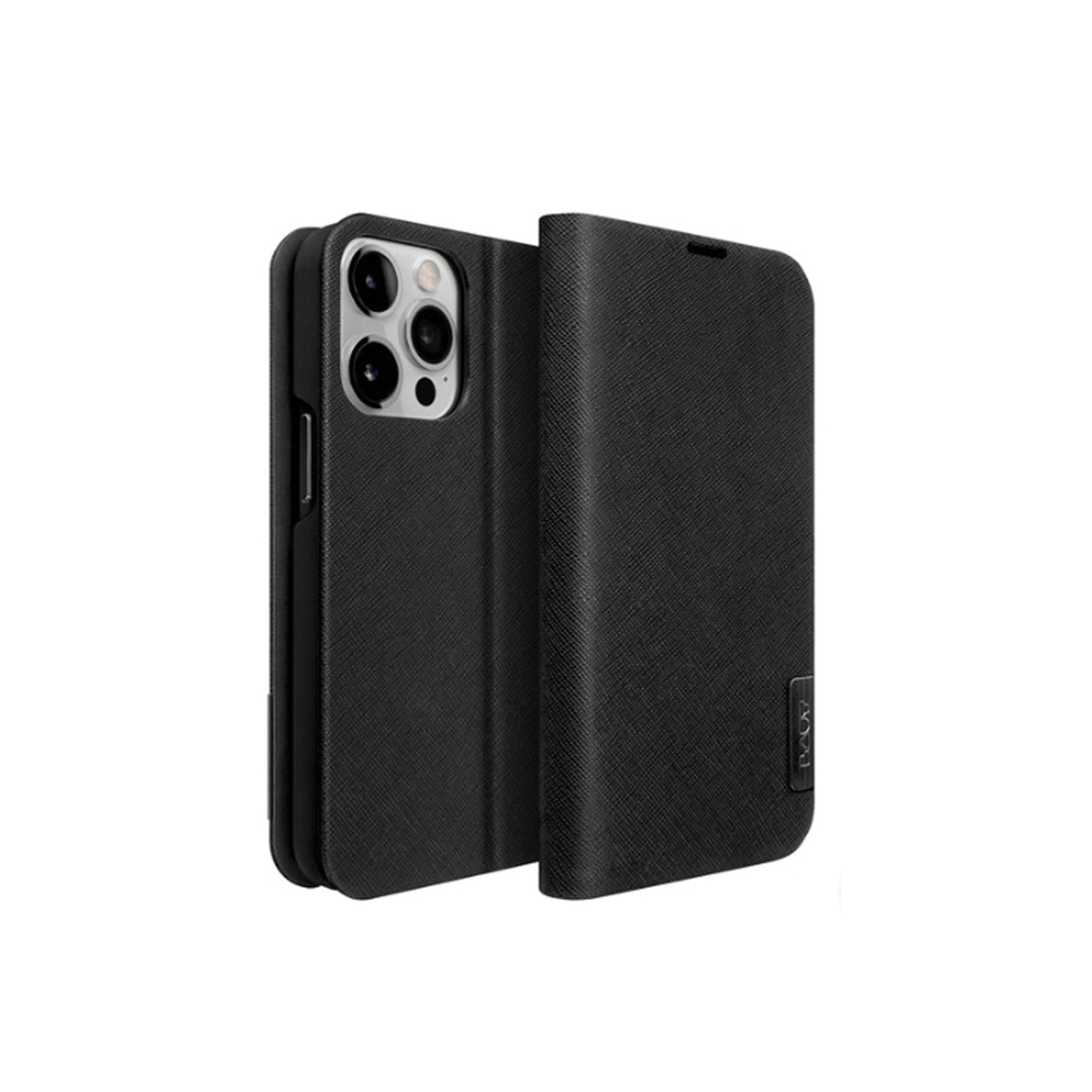 LAUT PRESTIGE FOLIO for iPhone 15 Pro Max - Black