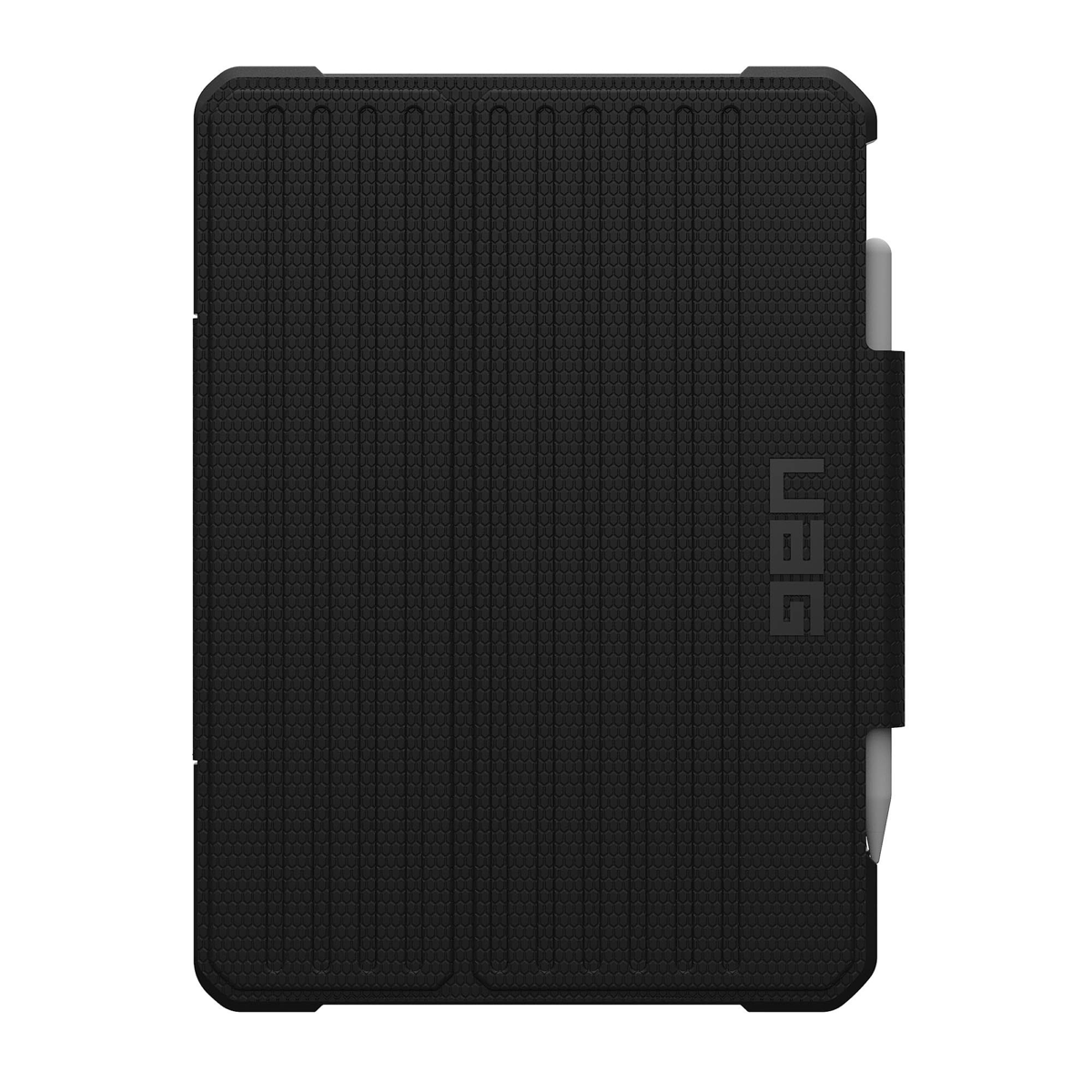 UAG Metropolis Tact.Armr is a rugged folio case with drop protection, adjustable stand functionality, magnetic closure, and premium tactile grip.