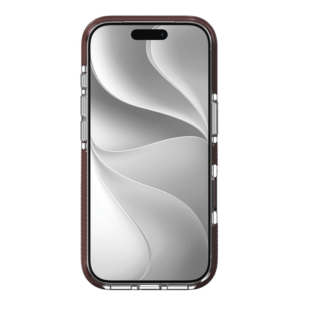 The ZAGG Santa Cruz Snap is a transparent case with pops of color that accent its design. It offers 13-foot drop protection, a sturdy kickstand that folds flush with the case, and is MagSafe compatible.