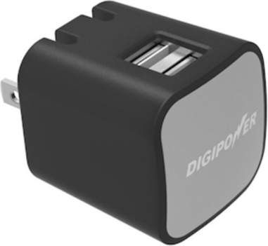3.4A Instasense Charger, Flip Plug Design with 2x USB-A Ports