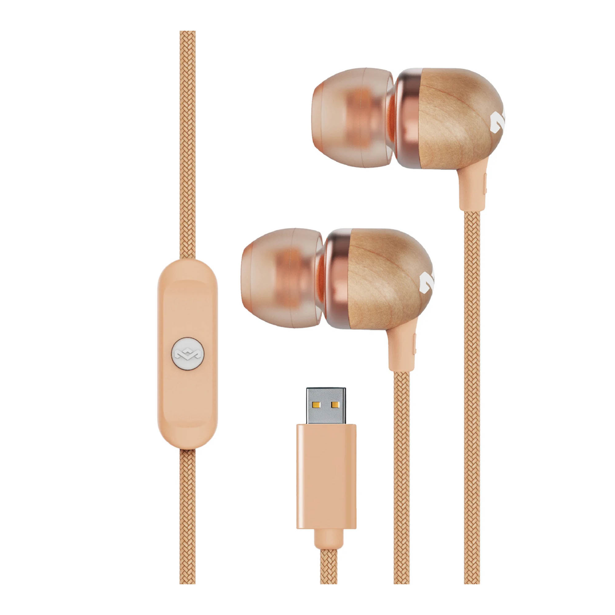 <p>The House of Marley Smile Jamaica USB-C earbuds deliver clear, powerful sound with plug-and-play convenience, a tangle-resistant cable, in-line mic, and sustainably crafted materials for reliable everyday listening.</p>