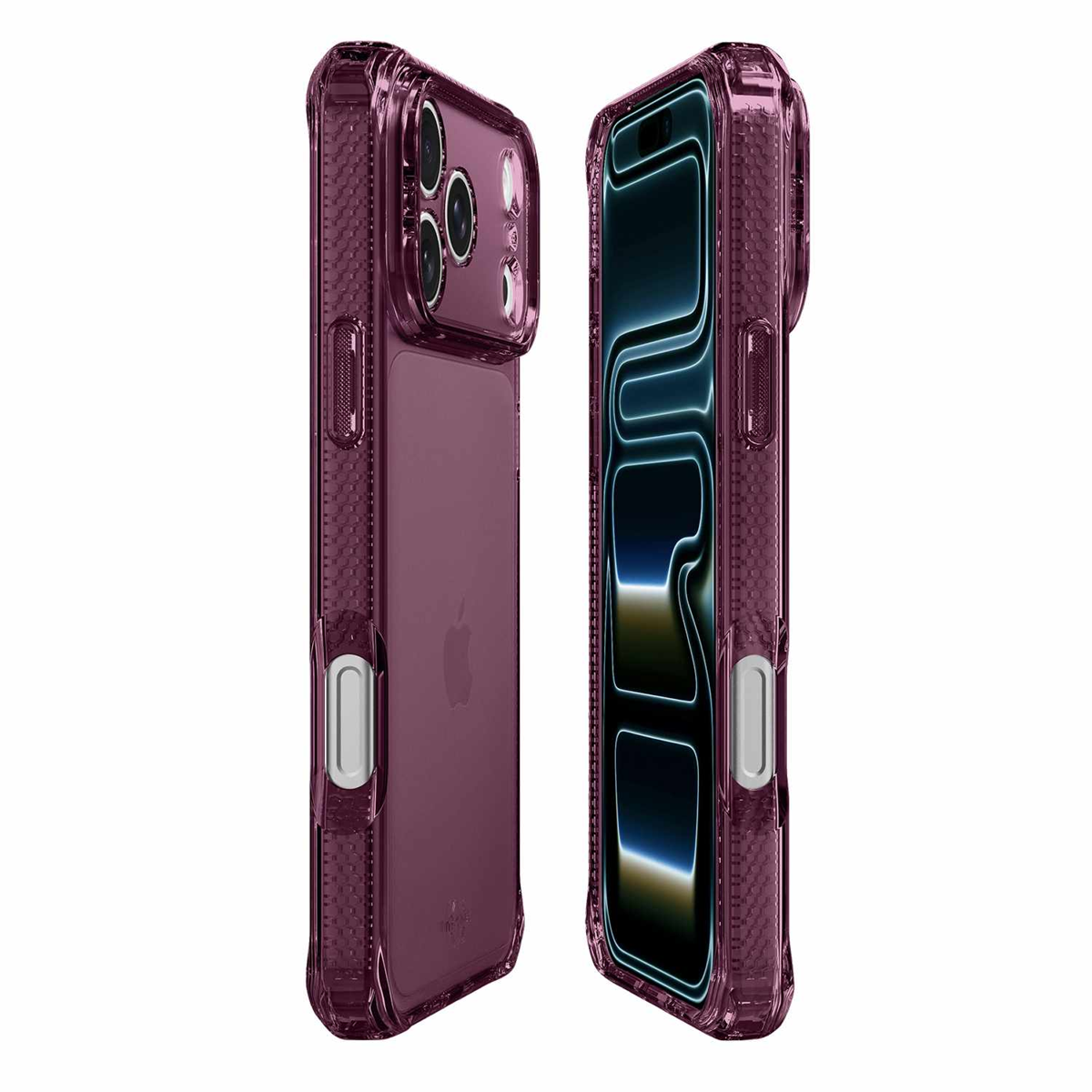 ITSKINS - Spectrum_R Clear Case Plum for iPhone 18 Pro Max/17 Pro Max