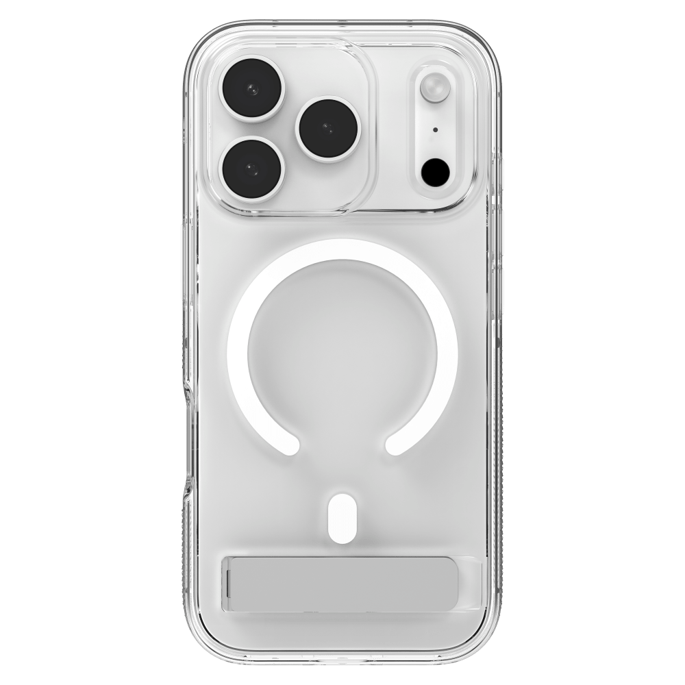 ZAGG - Crystal Palace Snap Case with Kickstand for Apple iPhone 17 Pro - Clear