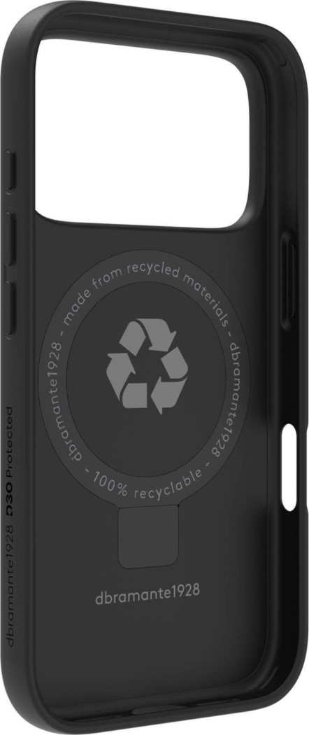 • D3O® Protected: Provides the best and thinnest protection against knocks and drops.
• Materials: Made with 100% GRS-certified recycled plastic materials and fully recyclable (1 case = 2 x 0.5L plastic bottles).
• Ultra-Slim Design: Lightweight hard case, offering robust protection without the bulk.
• 4m/13ft Impact protection: Keeps your device safe from significant drops.