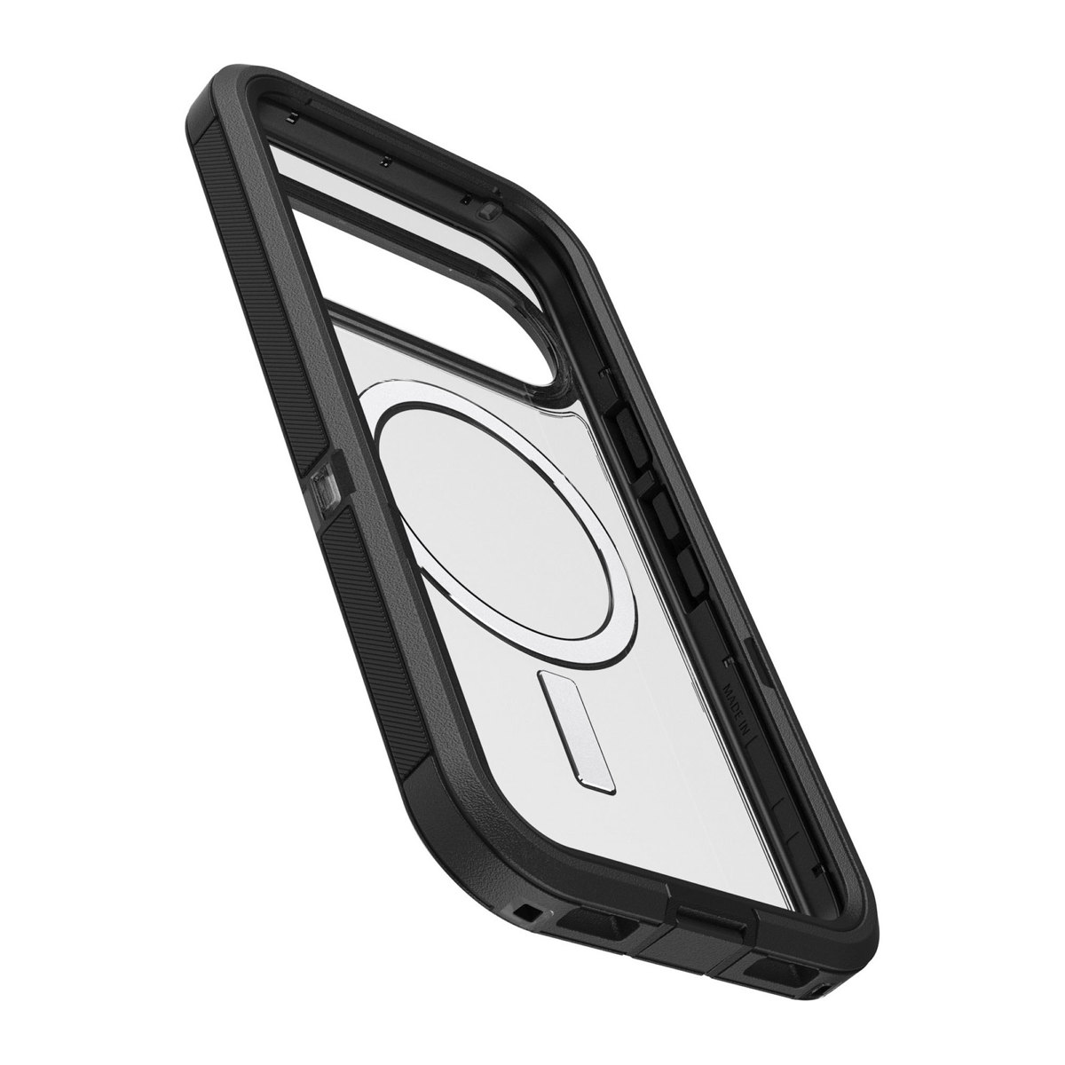 Get sleek, legendary phone protection with the OtterBox Defender Series Pro XT with MagSafe, a rugged dual-layer design that guards devices against drops, dirt, scrapes, and bumps.