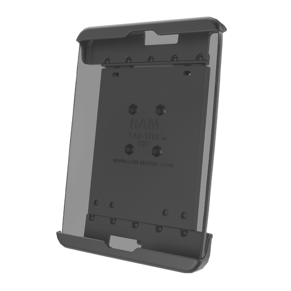 RAM Tab-Tite Spring Loaded Holder for 8in. Tablets With Heavy Duty Case clear