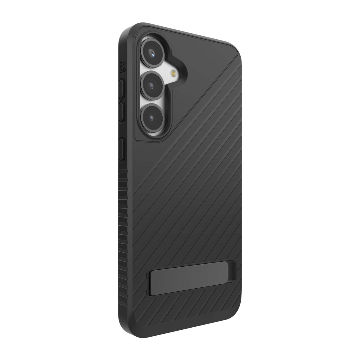 Strengthened with Graphene, ZAGG’s Denali series case with kickstand offers an impressive 16 ft of drop protection.