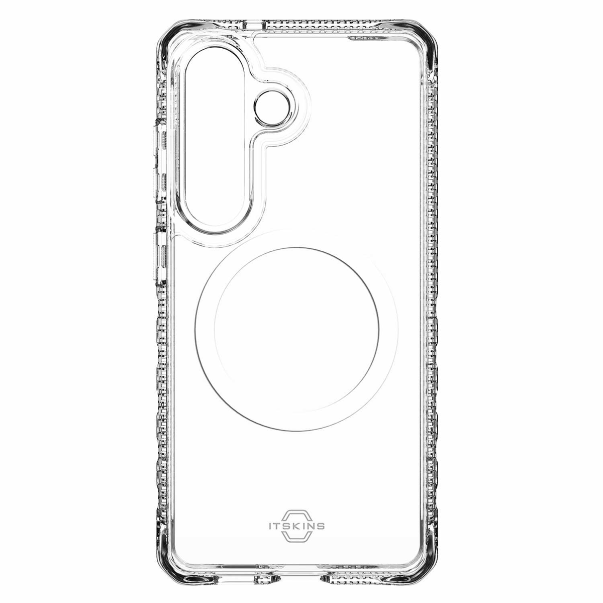 ITSKINS SGYRHMACRTRSP Étui Hybrid_R Clear avec Magnets pour Samsung Galaxy S26