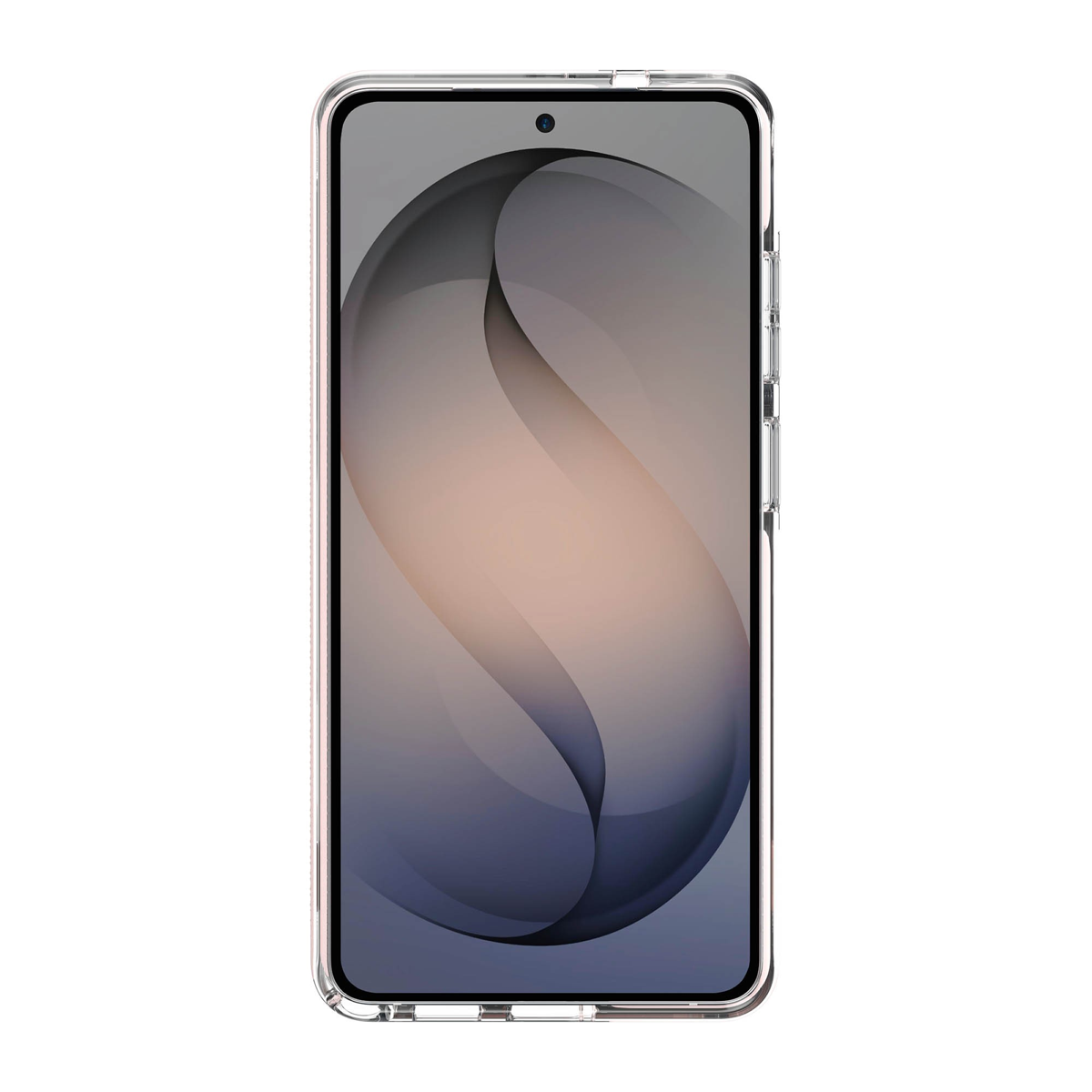 The ZAGG Santa Cruz Snap is a transparent case with pops of color that accent its design. It offers 13-foot drop protection, a sturdy kickstand that folds flush with the case.