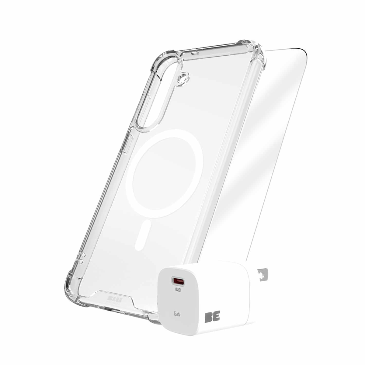 Blu Element BETPBM25SFE161 Ensemble de Protection Totale avec Magnets pour Samsung Galaxy S25 FE