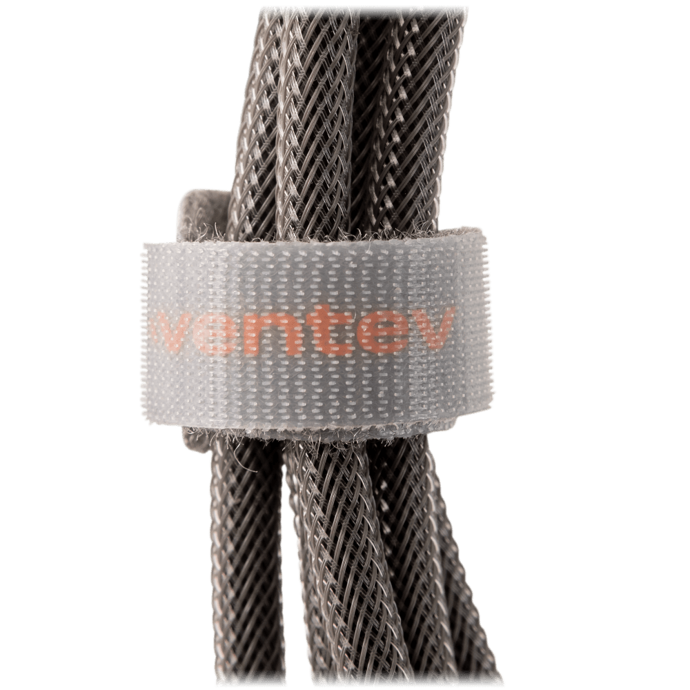 Ventev - Chargesync Alloy USB-C to USB-C 10ft - Steel