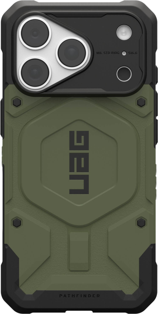UAG - Coque robuste Pathfinder MagSafe Olive Drab pour iPhone 18 Pro/17 Pro