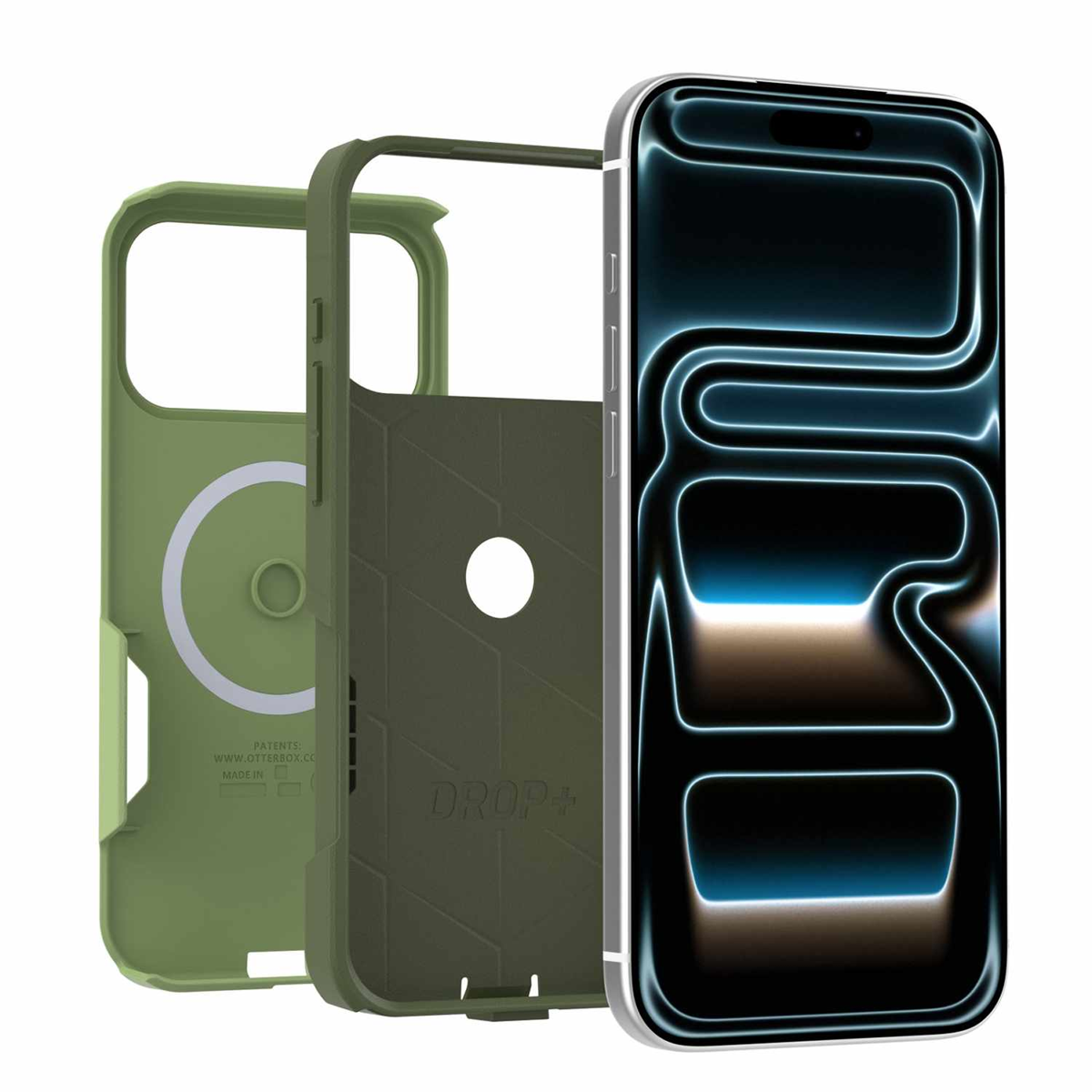 OtterBox - Commuter MagSafe Case Keyframe Green for iPhone 18 Pro Max/17 Pro Max