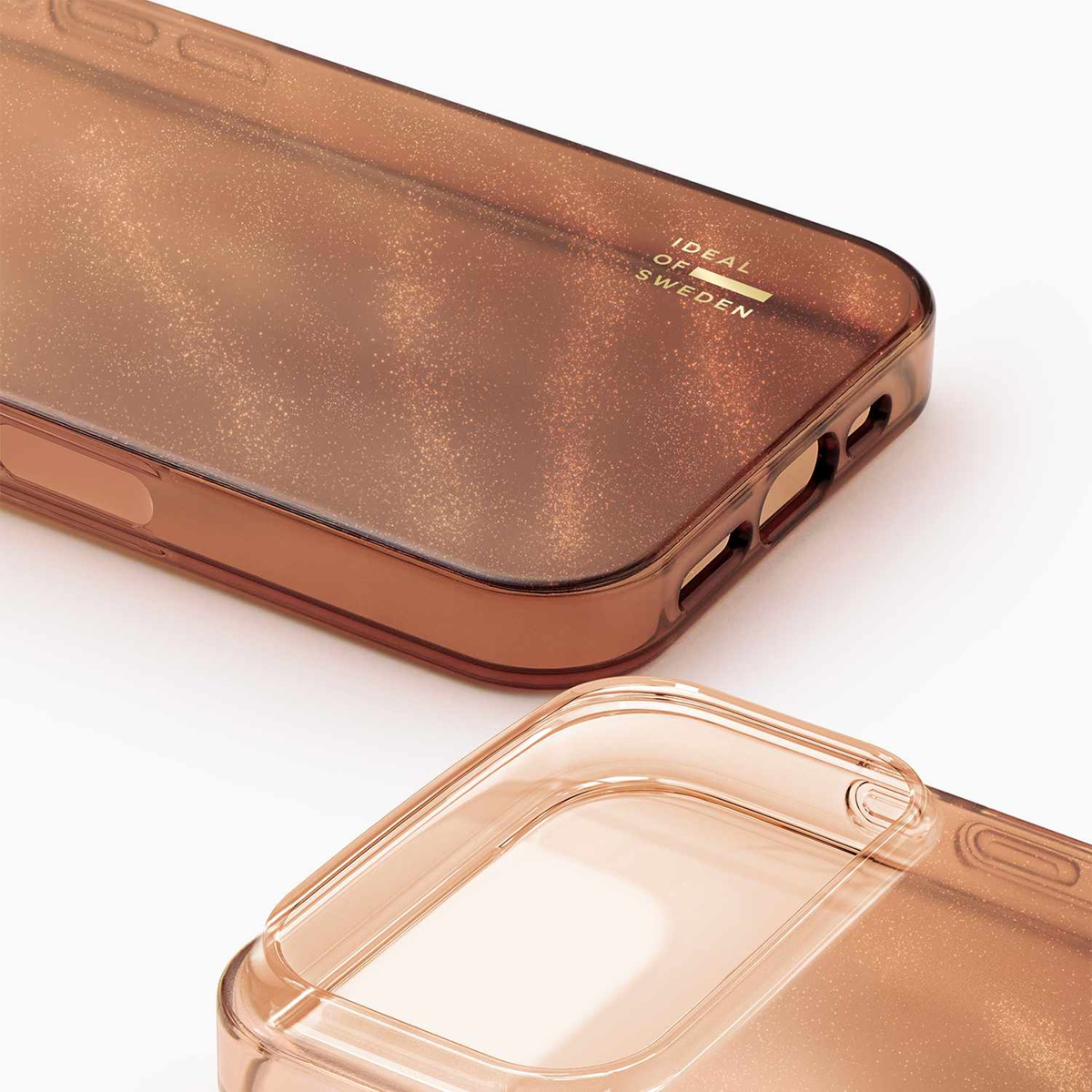 Ideal of Sweden - Glitter Glow MagSafe Case Mocha Mousse for iPhone 17 Pro