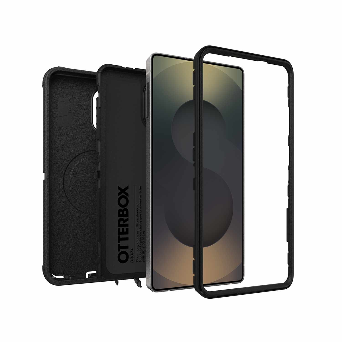 OtterBox - Defender Pro Case w/Magnets and Holster Black for Samsung Galaxy S26 Ultra in Bulk Packaging