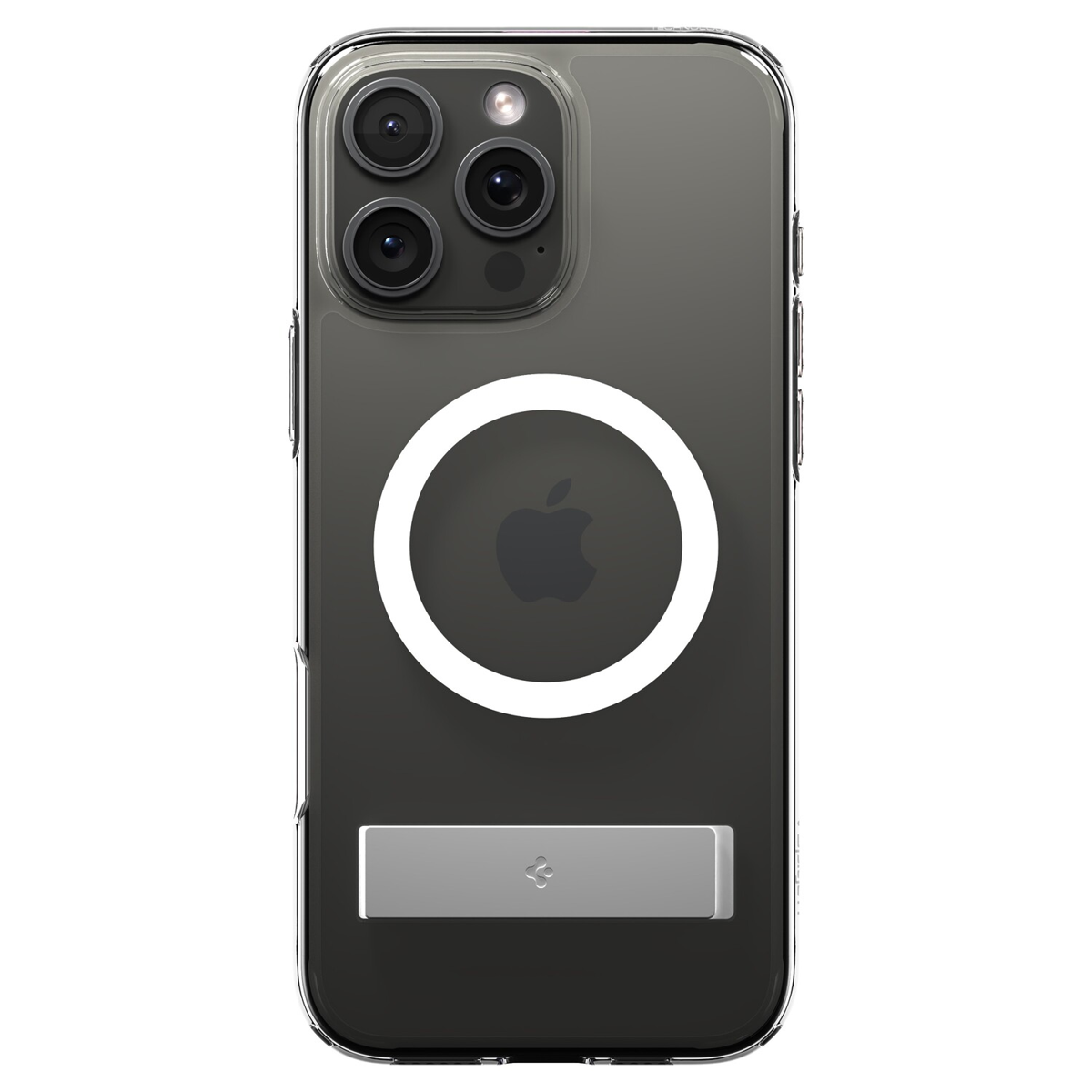 Spigen ACS08035 Étui Slim Armor Essential S MagFit Cristal Clear pour iPhone 16 Pro Max