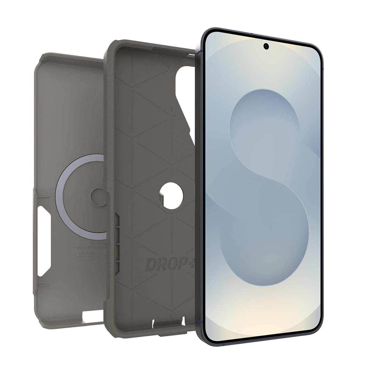 OtterBox 7799804 Étui Commuter avec Magnets Gris Compour Samsungt pour Samsung Galaxy S26+
